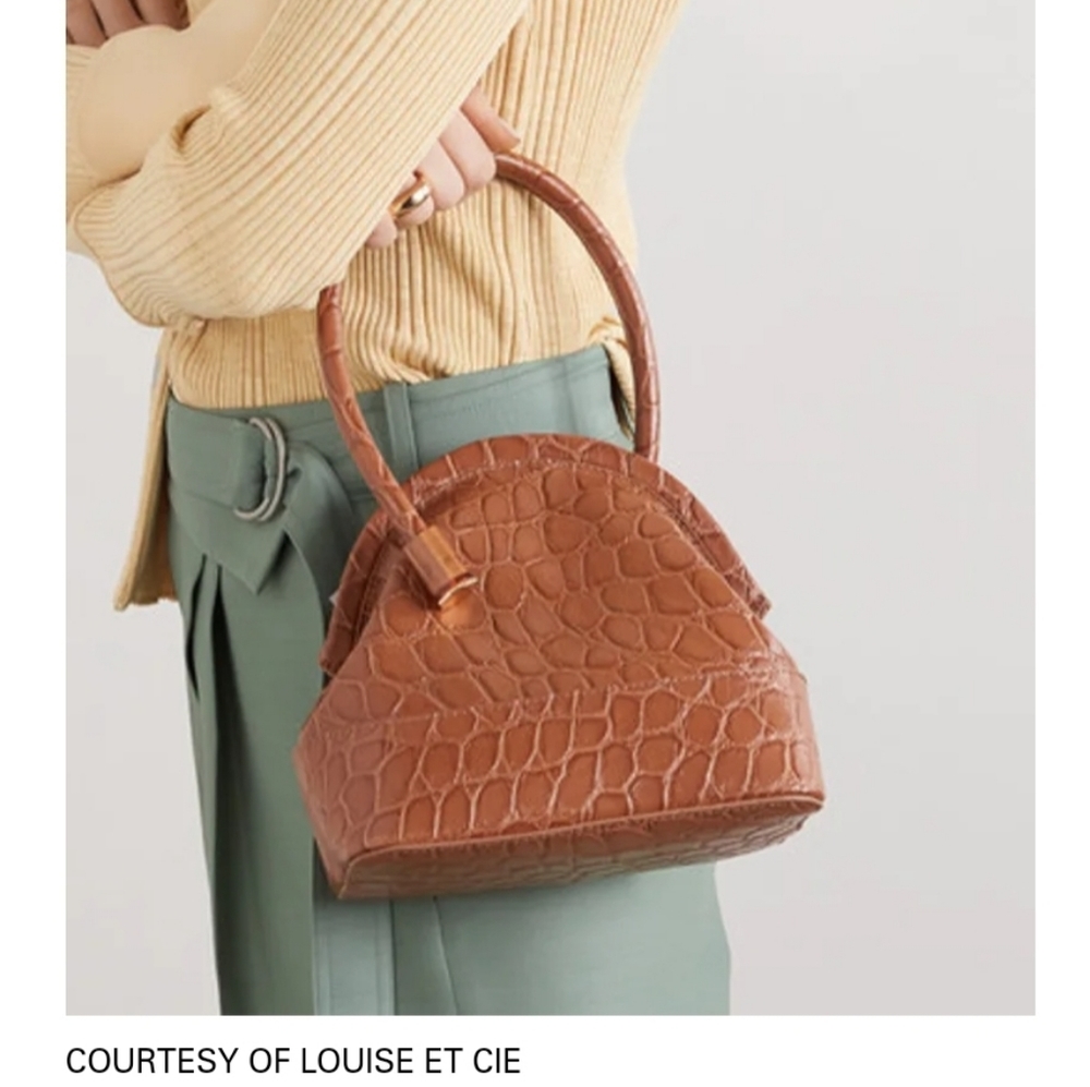 Louise et Cie Croc-Embossed Mini Bag